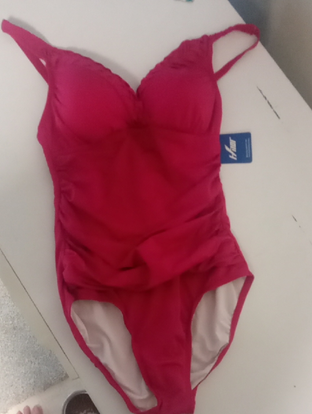 Hilor Hot Pink One Piece Swimsuit Sz 6